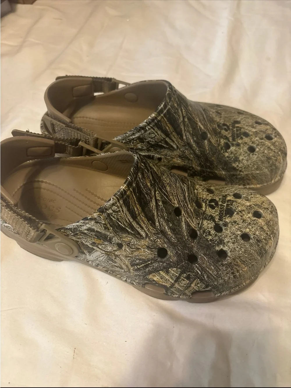 Slip-On Clog in Brown Camouflage - Picture 1 of 3